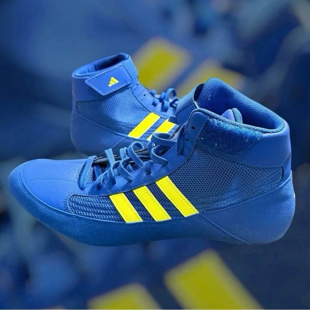 adidas HVC 2 Wrestling Mid Blue men's Size 13